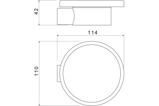 Мыльница  Aquatek Лира AQ4403MB черный